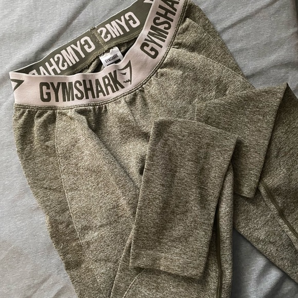 Gymshark Pants - Gymshark Olive green Flex leggings